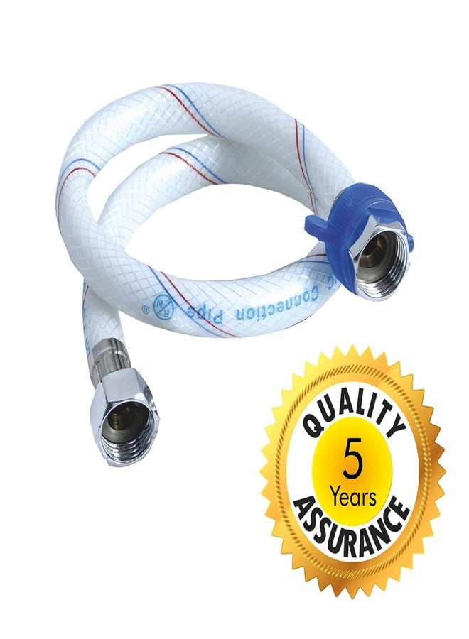 R. N. PVC Connection Pipe for Geyser, Wash Basin and Toilet Seat Flush with Spanner RN63161660_White (Pack of 2), 20.4 x 3 cm - Image 3